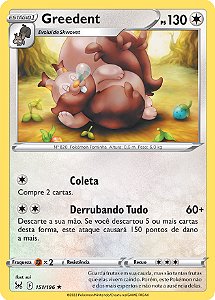 Greedent (151/196) - Carta Avulsa Pokemon