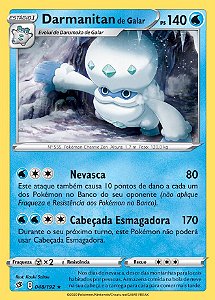 Darmanitan de Galar / Galarian Darmanitan (48/192) - Carta Avulsa Pokemon