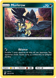 Murkrow (128/236) - Carta Avulsa Pokemon