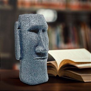 Estátua Colecionável /Cofre - Moai da Ilha de Páscoa