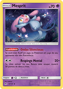 Mesprit (42/131) - Carta Avulsa Pokemon