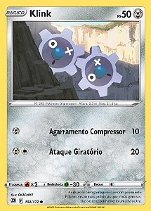 Klink (102/172) - Carta Avulsa Pokemon