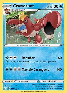 Crawdaunt (39/163) - Carta Avulsa Pokemon