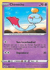 Chimecho (63/172) - Carta Avulsa Pokemon