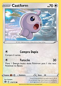 Castform (116/172) - Carta Avulsa Pokemon