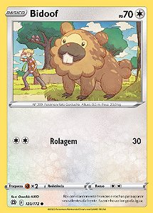 Bidoof (120/172) REV FOIL - Carta Avulsa Pokemon