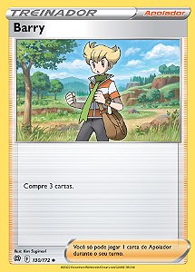 Barry (130/172) - Carta Avulsa Pokemon