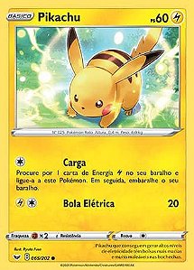 Pikachu (65/202) - Carta Avulsa Pokemon