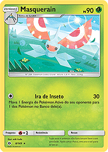 Masquerain (8/149) - Carta Avulsa Pokemon