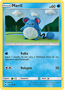 Marill (34/147) - Carta Avulsa Pokemon