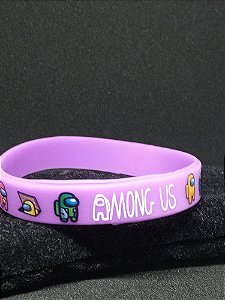 Pulseira de Silicone Among Us / Impostor (Lilás)