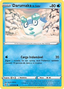 Darumaka de Galar / Galarian Darumaka (71/264) REV FOIL - Carta Avulsa Pokemon