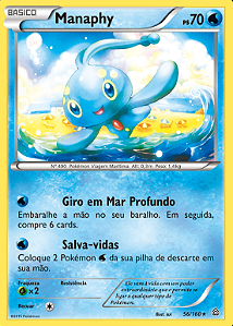 Manaphy (56/160) - Carta Avulsa Pokemon