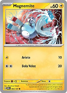 Magnemite (063/197) - Carta Avulsa Pokemon