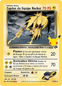 Carta Pokémon Lendário Zapdos De Galar - Céus Em Evolução