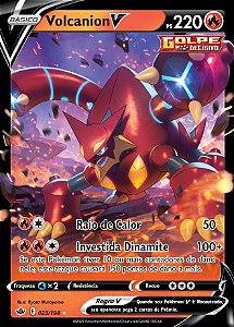 Volcanion-V (25/198) - Carta Avulsa Pokemon