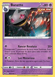 Banette (63/198) - Carta Avulsa Pokemon