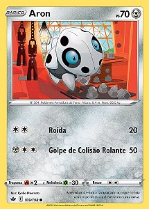 Aron (109/198) - Carta Avulsa Pokemon