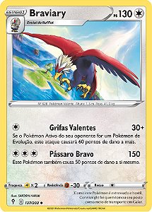 Braviary (137/203) REV FOIL - Carta Avulsa Pokemon