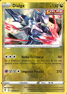 Carta Pokémon Lendário Palkia Lendas Luminescentes