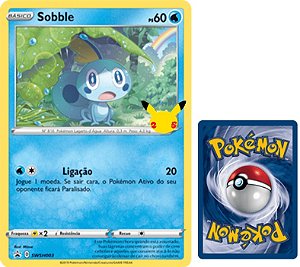 Sobble (SWSH003) - Carta Gigante Pokemon / Oversize - Celebrações