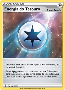 Energia do Tesouro / Treasure Energy (165/203) REV FOIL - Carta Avulsa Pokemon
