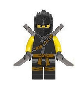 Cole Brookstone / Ninja Preto (S11) - Minifigura de Montar Ninjago