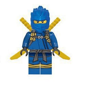 Jay Walker / Ninja Azul (S11) - Minifigura de Montar Ninjago