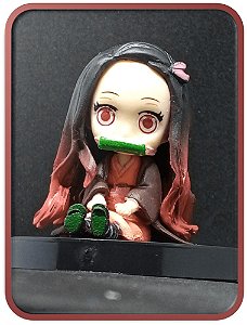 Nezuko Kamado (Kimetsu no Yaiba) - Miniatura Colecionavel Demon Slayer - 7cm