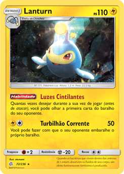 Lanturn (72/236) - Carta Avulsa Pokemon