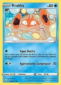 Krabby (42/202) - Carta Avulsa Pokemon