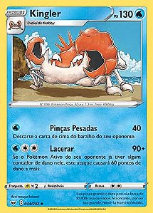 Kingler (44/202) - Carta Avulsa Pokemon