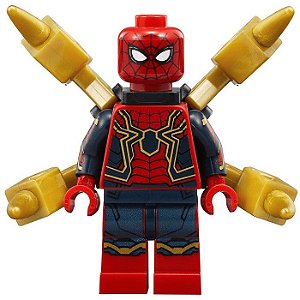 Homem Aranha / Aranha de Ferro (G .Infinita) V. Simples (V2) - Minifigura de Montar Marvel