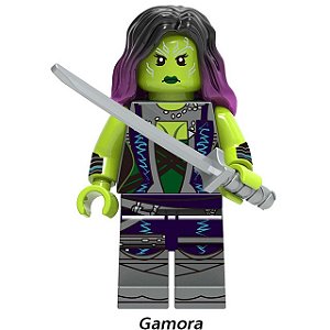 Gamora (Guardiões da Galáxia V.03) - Minifigura de Montar Marvel