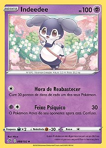 Indeedee (88/192) REV FOIL - Carta Avulsa Pokemon