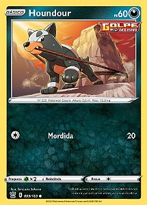 Houndour (95/163) REV FOIL - Carta Avulsa Pokemon