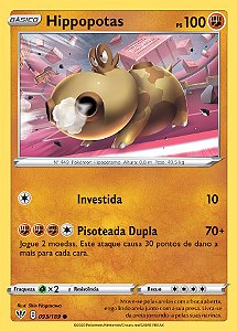 Hippopotas (93/189) - Carta Avulsa Pokemon