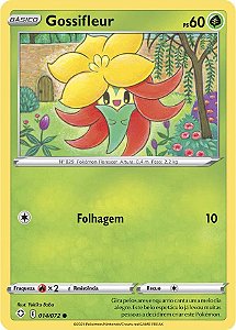 Gossifleur (14/72) REV FOIL - Carta Avulsa Pokemon