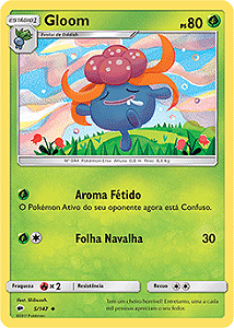 Gloom (5/147) REV FOIL - Carta Avulsa Pokemon