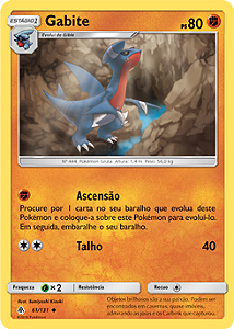 Gabite (61/131) - Carta Avulsa Pokemon