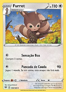 Furret (136/189) - Carta Avulsa Pokemon