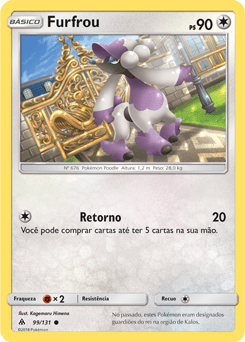 Furfrou (99/131) REV FOIL - Carta Avulsa Pokemon