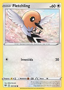 Fletchling (151/189) REV FOIL - Carta Avulsa Pokemon