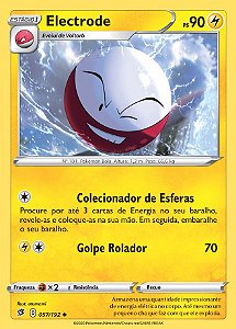 Electrode (057/192) - Carta Avulsa Pokemon
