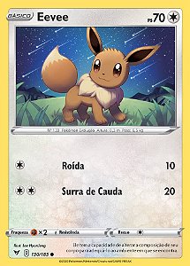 Eevee (130/185) REV FOIL - Carta Avulsa Pokemon