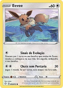 Eevee (52/72) REV FOIL - Carta Avulsa Pokemon