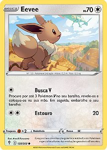 Eevee (125/203) - Carta Avulsa Pokemon