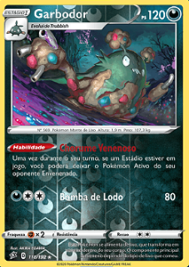 Garbodor (118/192) REV FOIL - Carta Avulsa Pokemon