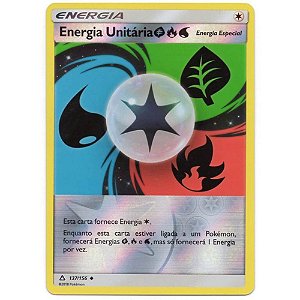 Energia Unitária GFW / Unit Energy GFW (137/156) REV FOIL - Carta Avulsa Pokemon