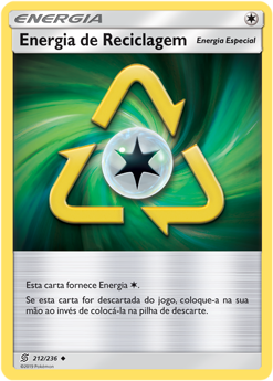 Energia de Reciclagem / Recycle Energy (212/236) - Carta Avulsa Pokemon